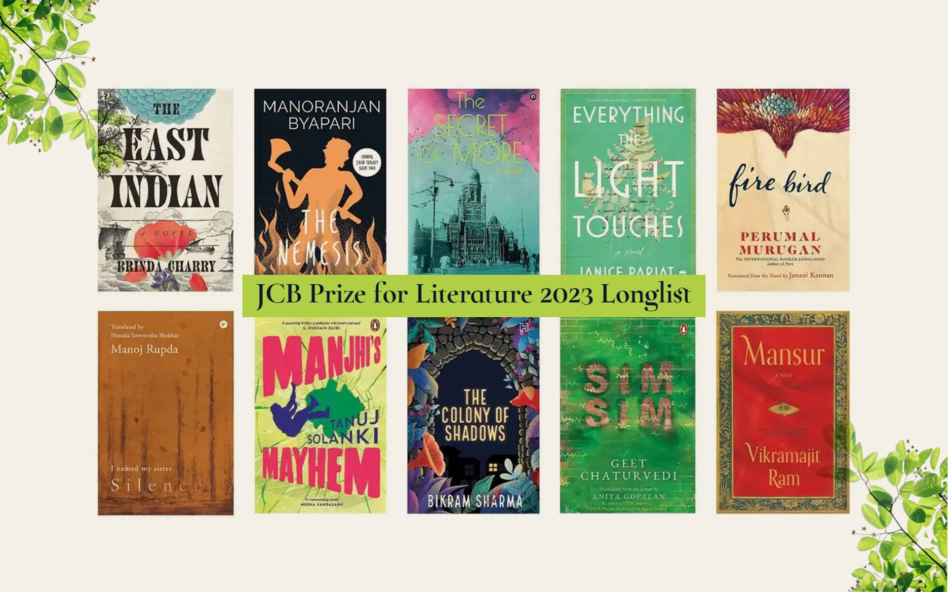 The Literary Tapestry of India: A Glimpse into JCB Prize for Literature 2023 Longlist